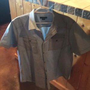 Structure casual shirt,  slim fit,  xxl/eeg